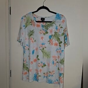 Floral Print Women's Top